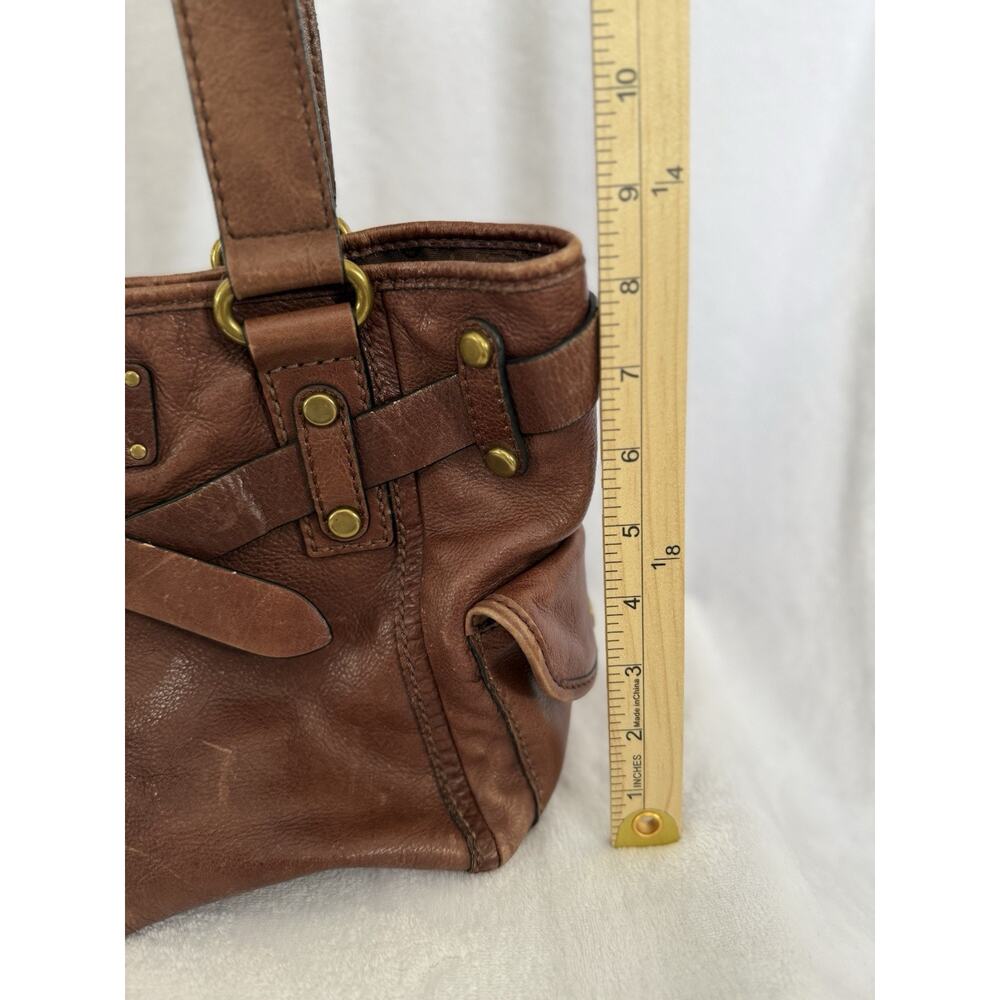 Fossil Long Live Vintage Brown Leather Shoulder Bag - Picture 11 of 14